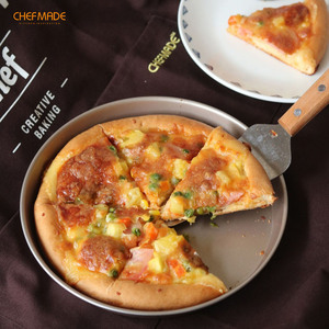 Fábrica de pizza Sartenes para hornear para pizza plato profundo con palo de acero al carbono - Product Image 4