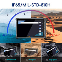 Tablette robuste Emdoor Q185M, PC industriel Android 14 de 10 pouces, 5G/wifi 6/BT/GPS, étanche IP65, lecteur de codes-barres, NFC, RJ45, HDMI