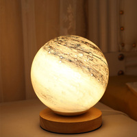 Économie d'énergie LED enfants chambre lumière 3 couleurs lévitation magnétique flottant ABS corps blanc protection Jupiter Mars saturne lune maison