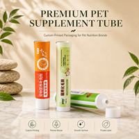 Tube de dentifrice en aluminium plastique laminé ABL, écologique, logo personnalisé, 120 ml, conteneur vide rechargeable, bouchon à vis