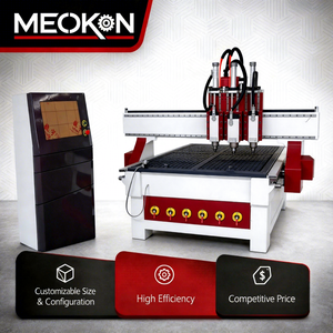 Multi-Process 3-Axis 1325 CNC Router NC Studio Control High Precision Servo Motor Solid Wood Advertising Engraving Cutting