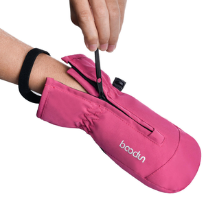 Mitaines de ski pour enfants, gants imperméables et respirants pour l'hiver, gants de snowboard avec fermeture éclair pour les enfants de 1 à 10 ans, bébés filles et garçons - Product Image 4