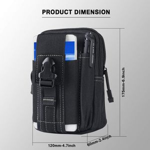 Tùy Chỉnh Sang Trọng Phổ Du Lịch Ngoài Trời Edc Holster Wallet Trường Hợp Điện Thoại Chiến Thuật Vành Đai Thắt Lưng Túi - Product Image 2