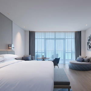 Conjunto de muebles de habitación de hotel de fabricación moderna Orangefurn proyecto apartamento cama armario combinación conjunto de muebles de dormitorio de hotel - Product Image 3