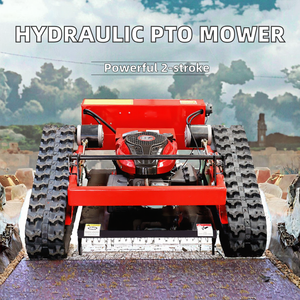 Machine agricole hydraulique 2 temps de 22 kW homologuée CE, à attelage 3 points, avec prise de force, tondeuse à cylindre/lame rotative, montage central, pour paillis - Product Image 2