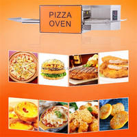 Máquina Automática para Hacer Pizza para Restaurantes Comerciales, Horno de Túnel Continuo para Pizza y Tartas de Huevo de 12/18/32 Pulgadas