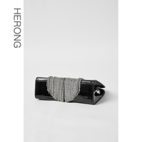 Sac à main de soirée élégant pour femmes, avec franges en diamants, dernière collection Haute Couture, sac à main scintillant pour mariages, fêtes, dîners