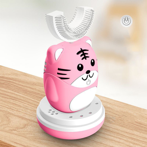 แปรงสีฟันไฟฟ้าอัลตร้าโซนิคสำหรับเดินทางแปรงสีฟันการ์ตูนยูเอสบีชาร์จไฟได้ทนทาน360องศา - Product Image 4