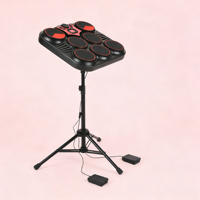 Sac de batterie électronique personnalisable, batterie électronique portable pour les voyages, la pratique et les tournées de groupe