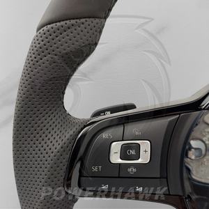 Volante Deportivo de Alta Calidad Compatible con VW Golf 6 7 8 GTI R <span class=keywords><strong>Line</strong></span> Polo Tiguan Passat CC Scirocco Jetta MK5 MK6 MK7 MK8 Scirocco - Product Image 2