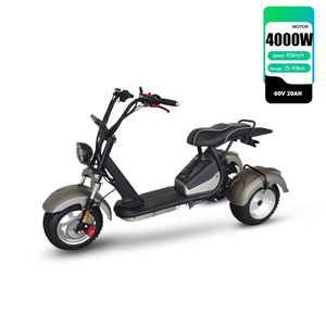 Fat Tire Trike Motocicleta COC 45 km/h 4000W Dual  Motor Citycoco 3 Ruedas E-Scooter Almacén DE LA UE - Product Image 1