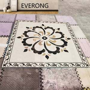 Barato cuchillo de agua de alta calidad <span class=keywords><strong>parquet</strong></span> piedra Natural rectángulo Waterjet medallón mármol suelo diseño piedra medallón - Product Image 4