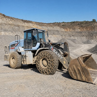 Wheel Loader Listrik Stone Yard dengan Gaya Angkut Tinggi dan Tepi Bucket Tahan Aus untuk Tugas Pemuatan Agregat