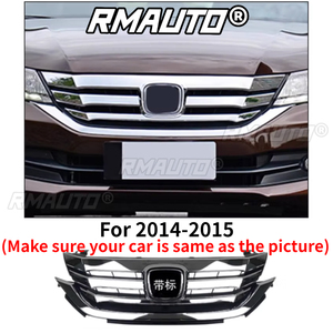 กระจังหน้าโครเมียมสีเงินสำหรับรถยนต์ฮอนด้าแอคคอร์ด รุ่นปี 2003-2022 2008 2009 ชุดแต่งกระจังหน้าสำหรับรถแข่ง อุปกรณ์ตกแต่งรถยนต์ - Product Image 3