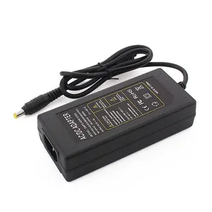 Hot Sale AC US Plug DC 5.5x2.1mm 12V 5A 60W Desktop Type Power Adapter with CE ROHS FCC Approval Built-in EMI filter