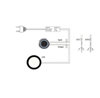 Nouveau capteur tactile interrupteur variateur LED garde-robe capteur de lumière interrupteur DC 12V ~ 24V marche/arrêt