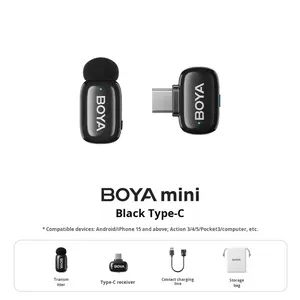 Micrófono Inalámbrico Mini, Tipo Solapa, con Clip para Cuello, para Teléfono Móvil, Transmisión en Vivo, Reducción de Ruido, Sonido Profesional Pequeño - Product Image 6