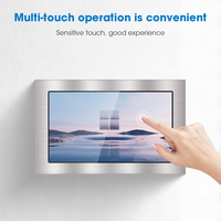 12, 15, 17 pouces, étanche Ip65 Ip67, panneau tactile de moniteur PC industriel intégré avec boîtier SUS304