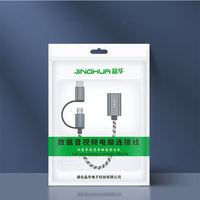 Kabel Adaptor Micro USB Tipe C USB 2.0 Jalinan Nilon 3A Pengisian Cepat Konduktor Tembaga Murni untuk Ponsel Android Tablet PC Printer