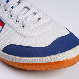 Chaussures de Kung Fu <span class=keywords><strong>Shaolin</strong></span> en toile avec logo personnalisé, antidérapantes, blanches et noires, pour arts martiaux Wushu, pour femmes et hommes chinois, tendance - Product Image 2