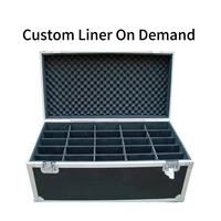 Valise de transport professionnelle en aluminium robuste, style européen, coffre de transport, coffre pour câbles, valise de vol en aluminium