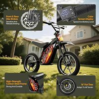 Vélo électrique tout-terrain pour enfants de 8 ans, batterie lithium 36V, 16 pouces, entrepôt USA/UE