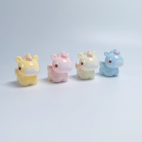 Accessoires de jardin féerique pour la maison, modèles d'animaux licorne, figurines miniatures, ornement, statue, décoration de maison de poupée, décoration de gâteau