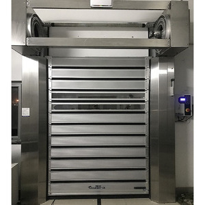 Vente directe - Porte rapide spirale extérieure intelligente - Porte industrielle isolée à haute vitesse - Porte à enroulement rapide en aluminium - Product Image 2