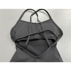 Conjunto personalizado de yoga para fitness, ropa deportiva de entrenamiento sin costuras, mono de yoga transpirable ajustado de una pieza - Product Image 5