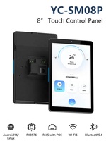 Sept. Assistant domestique intelligent, panneau de commande tactile central Android 14 8 pouces RK3576S Octa Core, POE