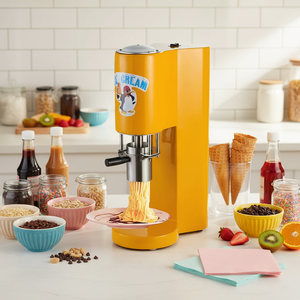 เครื่องทำน้ำแข็งไส้กรอก Birui BR-80W สีแดง/ขาว/ส้ม ความจุ 420 มล. ผลิตในอิตาลี กำลังไฟ 80 วัตต์ สำหรับทำเส้น<span class=keywords><strong>พาส</strong></span><span class=keywords><strong>ต้า</strong></span> ไอศกรีมซอฟต์เสิร์ฟ ไอศกรีมเกลียว ขนมขบเคี้ยว และสปาเก็ตตี้ - Product Image 4