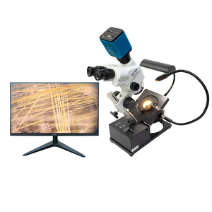 Microscope à gemmes trinoculaire de haute qualité Fable FGM-R1A-15T, caméra, objectif optique, machine d'évaluation des bijoux, numérique multifonction - Product Image 2