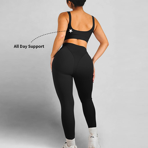 Completo Sportivo Personalizzato da <span class=keywords><strong>Donna</strong></span>, Alta Qualità, Asciugatura Rapida, Set 2 Pezzi per Yoga e Allenamento - Product Image 6