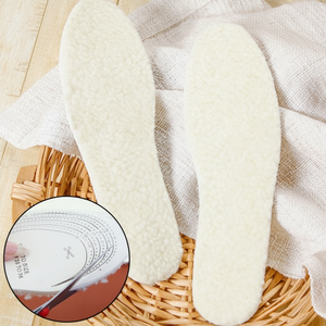 Soletta ortotica Poggle con soletta in lana calda in pelliccia ritagliata per solette confortevoli per il freddo - Product Image 1