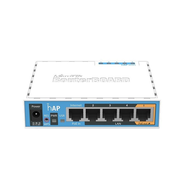 Used Mikrotik RB951Ui-2nD Home Wireless Chinese and English Router WiFi 802.11n 2.4G High Speed Broadband ROS Soft