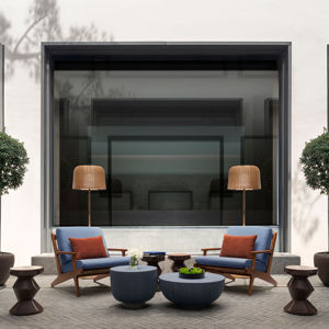 Meubles de restaurant, de salon et de bar extérieurs durables en bois massif de luxe avec un design moderne - Product Image 1