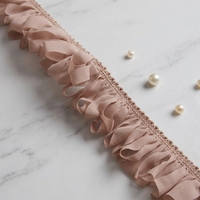 Dentelle à franges en tissu chiffon tissé à la machine de 2 pouces, accessoires pour vêtements DIY, textile de maison