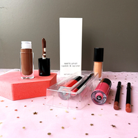 Kualitas tinggi 23 warna tahan lama krim Lipliner Lipstik Set Makeup grosir Vegan tahan air lipstik Lip Liner kit bibir