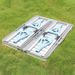 <span class=keywords><strong>Table</strong></span> de pique-nique pour camping en plein air <span class=keywords><strong>Table</strong></span> de camping légère portable <span class=keywords><strong>pas</strong></span> chère <span class=keywords><strong>Table</strong></span> de <span class=keywords><strong>valise</strong></span> pliante avec ensemble de 4 chaises - Product Image 6