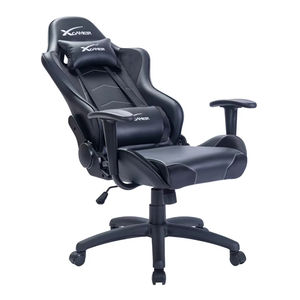 <span class=keywords><strong>Silla</strong></span> de juego giratoria personalizada OEM con función de refrigeración de cuero negro y marco de metal para corredores y jugadores - Product Image 5