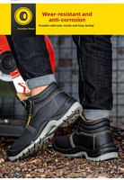 Bottes de travail de sécurité GUYISA pour hommes, mode industrielle, antidérapantes, unisexes, norme européenne, embout en acier