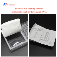 Machine de scellage de précision Tyvek pour barquettes thermoformées en PETG, scelleuse de moules en aluminium de qualité médicale