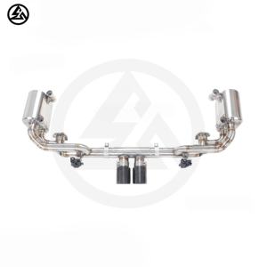 Escape de acero inoxidable CSZ de alta calidad para <span class=keywords><strong>Porsche</strong></span> <span class=keywords><strong>911</strong></span> 991,1 Carrera Targa 3.4L 3.8L a GT3 Valvetronic silenciador con válvula Catback - Product Image 5