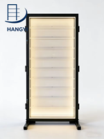 Vitrine de présentation de cartes TCG en acrylique premium, incassable, avec façade transparente en verre, directement de l'usine Hangyi.