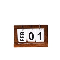 Ornement Rectangle en plastique moderne Simple de Style nordique calendrier d'étude créatif écologique décoration de bureau de bureau