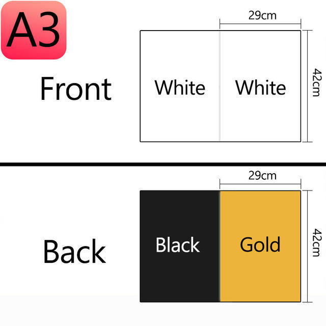 2 in 1สีขาว/ดำ/ทอง
