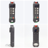 Control Remoto Industrial Inteligente Biométrico de 6 Botones y Doble Velocidad con Bloqueo de Huella Dactilar para 100 Usuarios, Certificado CE, para Grúas Aéreas
