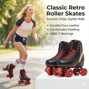 Nouveaux patins à roulettes <span class=keywords><strong>quad</strong></span> pour homme et <span class=keywords><strong>femme</strong></span>, design moderne, roulements en fibre de carbone ABEC-7, cadre en alliage d'aluminium, chaussures de skate à louer - Product Image 1