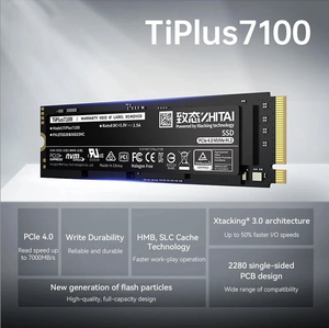 ZHITAI Tiplus7100 NVME 1T Internal SSD M.2 รุ่นใหม่สำหรับเดสก์ท็อป พร้อมพอร์ตขยาย Internal SSD - Product Image 4