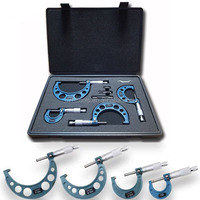 Customized Outside Micrometers Sets with High Accuracy Stainless Steel Measuring Tool 0-100 0-150mm